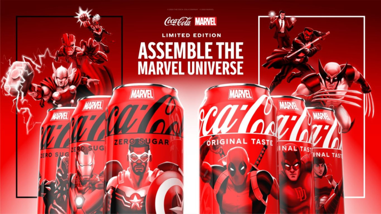 Marvel en Coca-Cola komen samen voor een ongeëvenaarde wereldwijde campagne