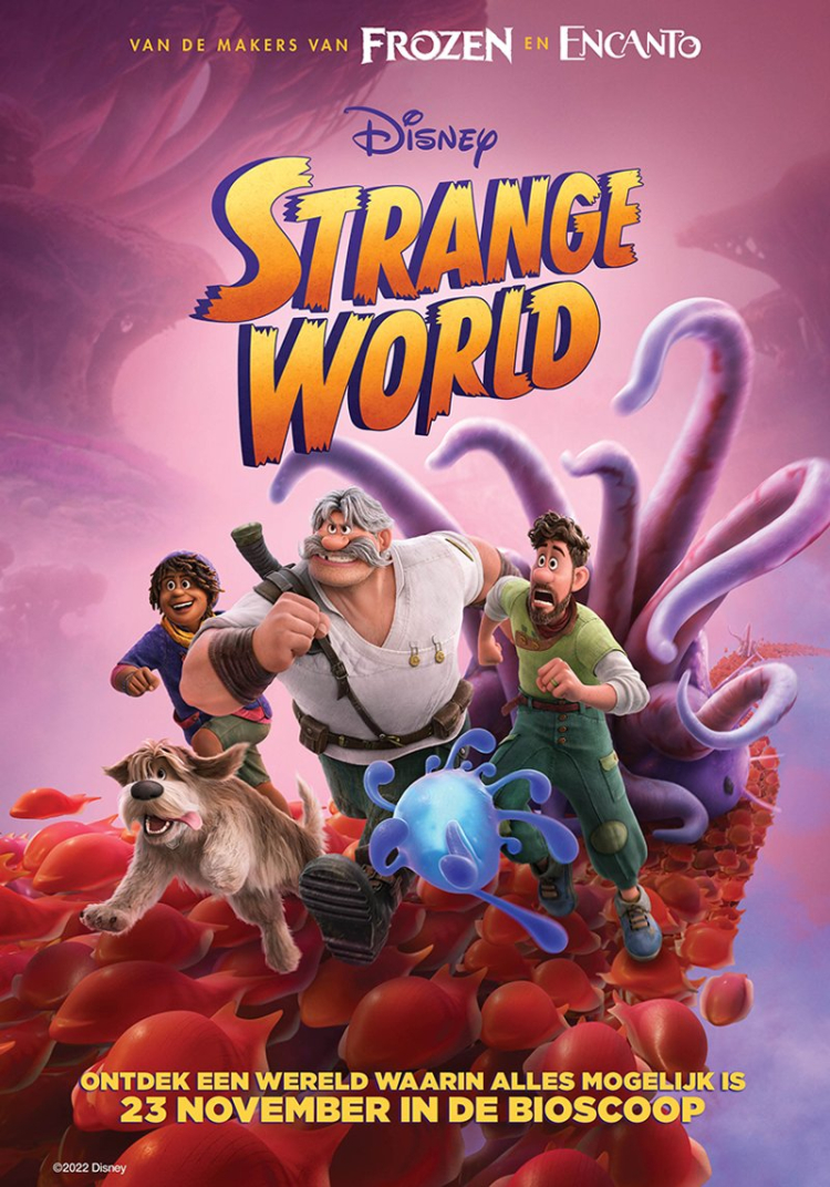ONTDEK NU DE VLAAMSE STEMMENCAST VAN WALT DISNEY ANIMATION STUDIOS' “STRANGE WORLD”