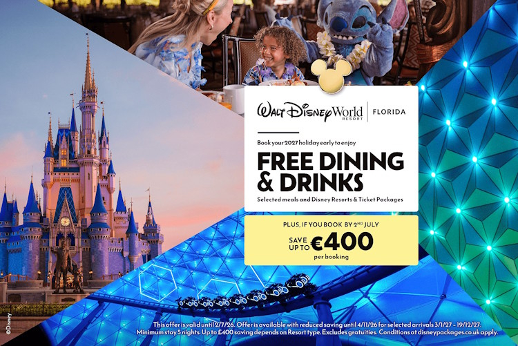 Boek nu jouw droomvakantie naar Walt Disney World Resort in 2027