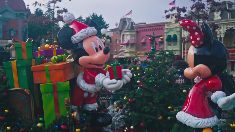 Duurzame bomen voor Disney Enchanted Christmas in Disneyland Paris