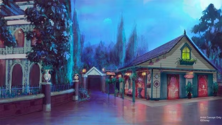 Nieuwe uitbreiding van Haunted Mansion Grounds en winkel komen in 2024 naar Disneyland Resort