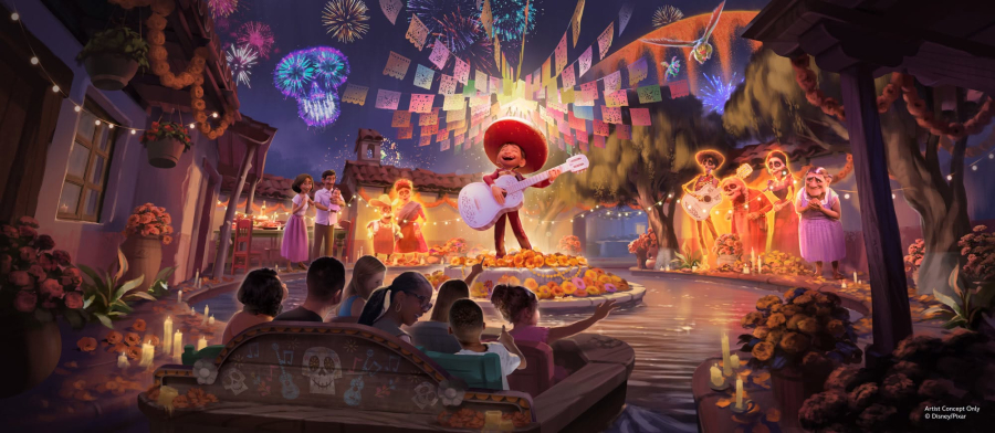 Nieuwe details over de allereerste Coco-attractie in een Disney-park