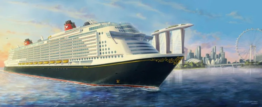 Disney Cruise Line en Singapore Tourism Board brengen magische cruisevakanties naar Zuidoost-Azië