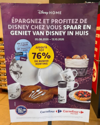 Spaar vanaf nu voor een exclusieve Disney-keukencollectie bij Carrefour België