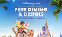 Walt Disney World Resort in Florida gratis eten en drinken aanbieding