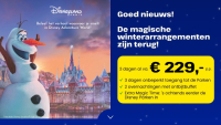 De Magische Winter is terug: Boek nu je Disneyland® Paris arrangement bij Oad met extra voordeel!