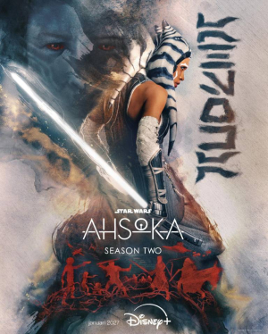 Ahsoka seizoen 2 verschijnt in januari 2027 exclusief op Disney+