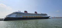 Disney Fantasy Cruiseship bezoekt België en Nederland in 2025