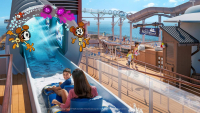 Disney Wish: eerste testen van de AquaMouse en de verlichting in het donker