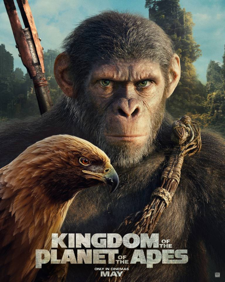 Ontdek de nieuwe trailer en posters voor "Kingdom of the Planet of the Apes"