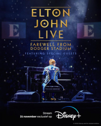 “ELTON JOHN LIVE: FAREWELL FROM DODGER STADIUM” op Disney+