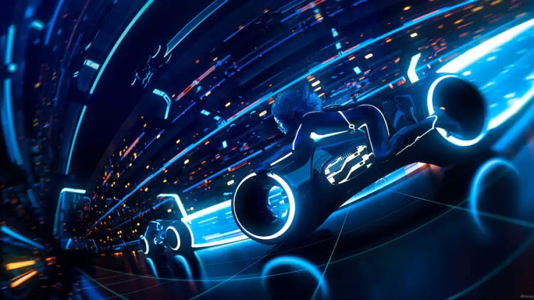 TRON Lightcycle / Run Gepresenteerd door Enterprise_ | Nu geopend in Magic Kingdom Park (VS)