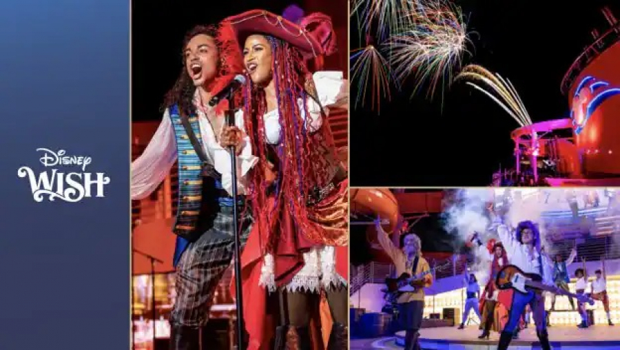 Aan boord van de Disney Wish: Light the Night met spectaculair nachtelijk entertainment