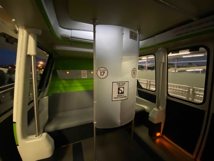 Verdelers geïnstalleerd op Walt Disney World-monorails