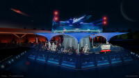 Lounge Lightspeed, een nieuw seizoensgebonden terras in Discoveryland voor Star Wars™ fans