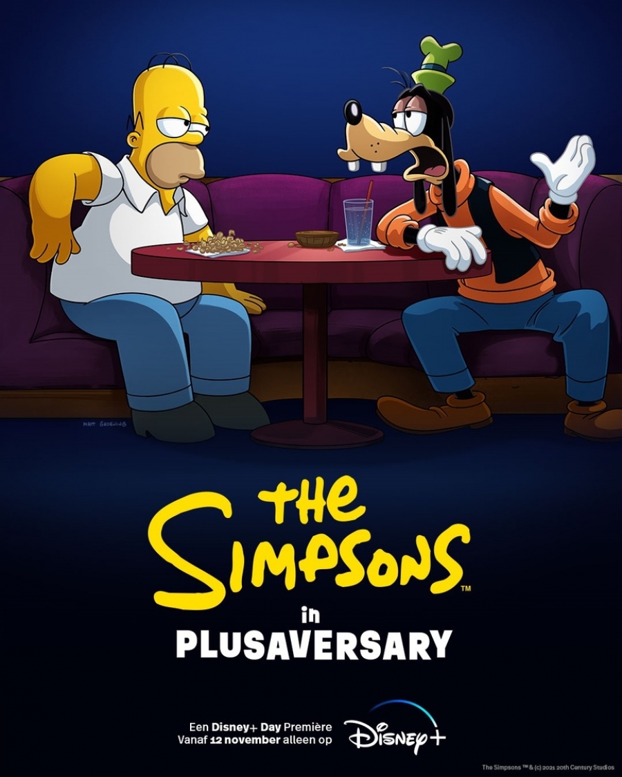 &quot;The Simpsons&quot; vieren Disney+ Dag met nieuwe short &quot;The Simpsons in plusaversary&quot;