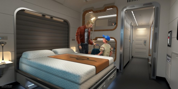 Een kijkje in de kamers van het nieuwe Star Wars Galactic Starcruiser hotel in Walt Disney World