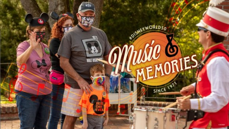 Artiest die deelnam aan de parade op de openingsdag keert terug naar Walt Disney World met zijn kleinzoon