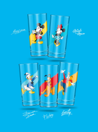 Aldi spaaractie voor glazen met Disney-figuren