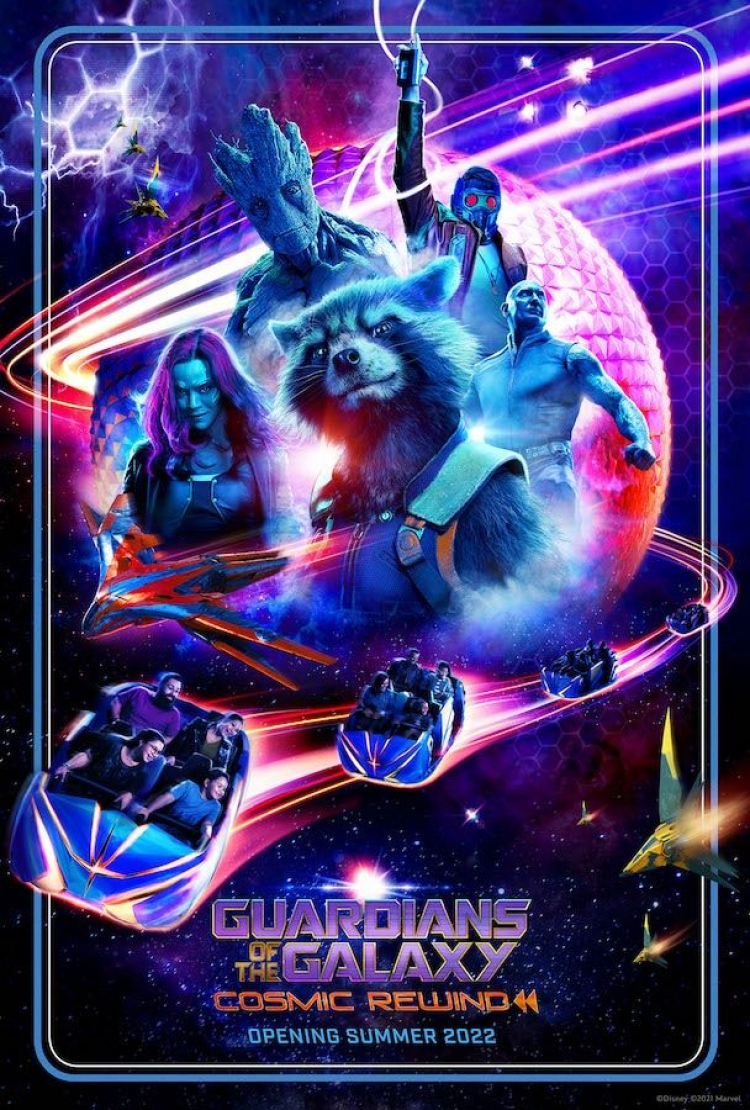 Guardians of the Galaxy: Cosmic Rewind opent in de zomer van 2022 in Epcot (WDW)